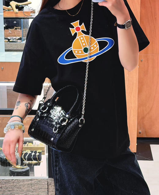 情侣款经典土星🪐短袖T恤 商品图3