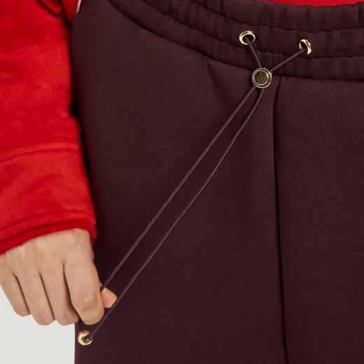 Adidas阿迪达斯WIDE LEG KNIT PANT 新年款挺阔加厚针织高腰宽松运动阔腿裤KH2704 商品图5