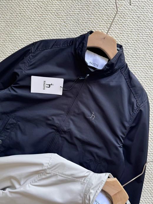 F030155男装春秋新款时尚宽松简约休闲纯色立领拉链夹克外套 商品图2