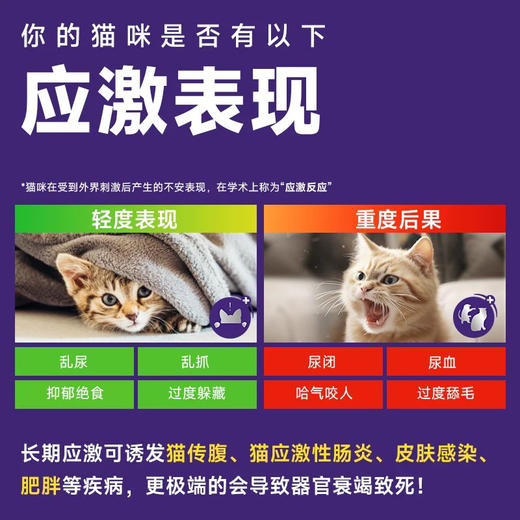舒欣宝胶囊 猫咪情绪舒缓抗焦虑内服营养补充剂胶囊粉剂30粒/盒 商品图2