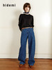 hidemi副线小h 松弛感宽松落肩圆领长袖T恤 商品缩略图7