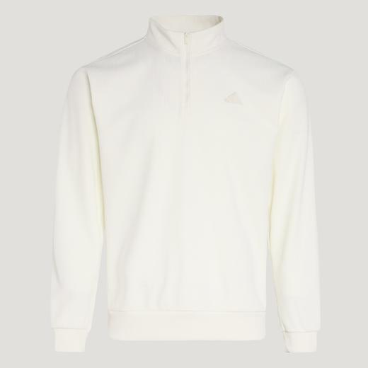 Adidas阿迪达斯TH WAFFLE HZ SWEATSHIRT 华夫格针织半拉链运动休闲宽松卫衣套头衫KR2553 商品图3