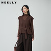 NEELLY纳俪商场同款春新款气质优雅上衣两件套女设计感百搭针织衫N26014A07705 商品缩略图0
