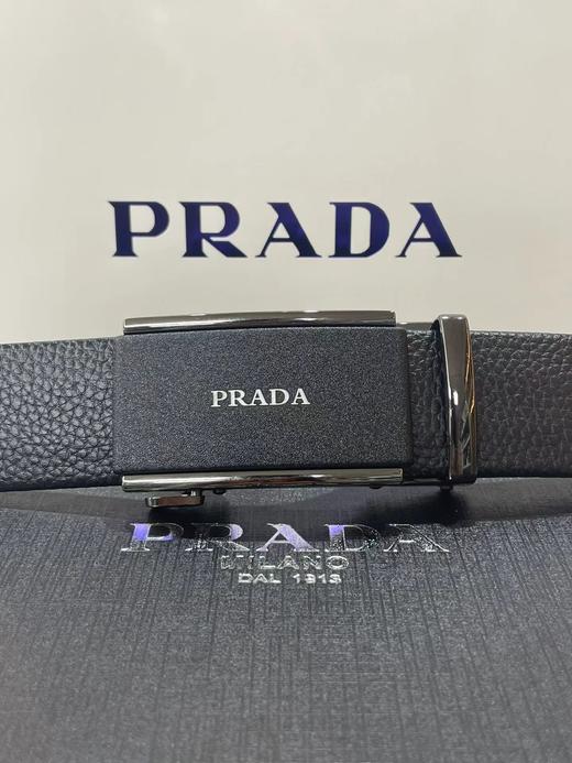 F030130男士双扣腰带自动扣纯牛皮腰带荔枝纹皮带 商品图12