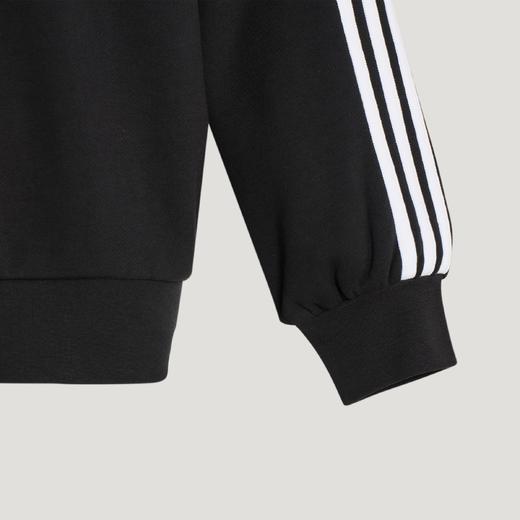 Adidas阿迪达斯3S CREW SWEATSHIRT 纯棉篮球风运动宽松长袖套头卫衣套头衫KG3898 商品图2