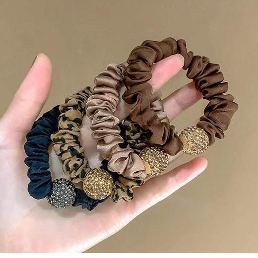 雀说 【4个】皮筋女扎头发高弹力马尾小肠圈头绳 商品图2