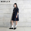 NEELLY纳俪商场同款春季新款复古学院风披肩连衣裙女高腰休闲长裙N26034Y04515 商品缩略图0