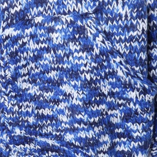 SDSA男装2026新款潮牌慵懒风针织开衫男女同款花纱连帽拉链毛衣 商品图2