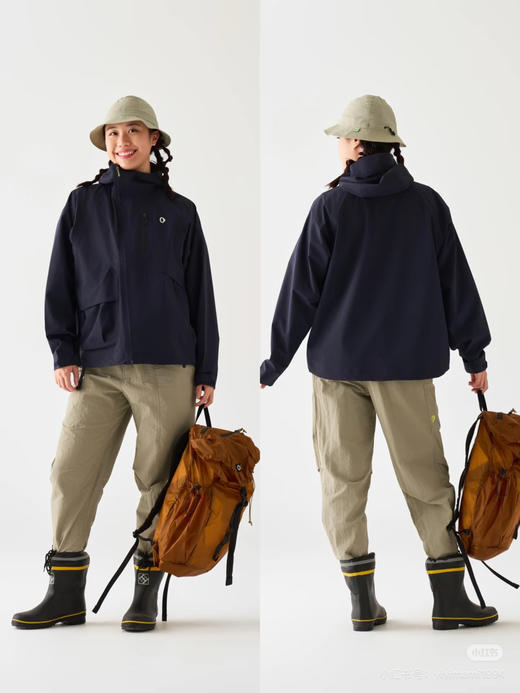 31-4 极限特惠 生活无解 户外撒野 春夏秋 极致轻盈透气 户外防水连帽冲锋衣/工装风外套 胖瓜穿L 商品图6