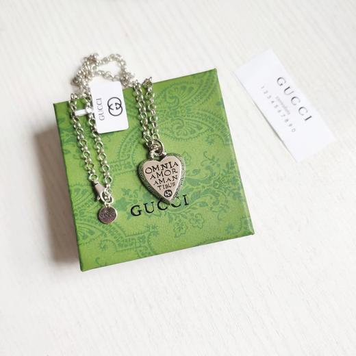 F030178两面都可以佩戴情侣款复古心形项链 商品图2