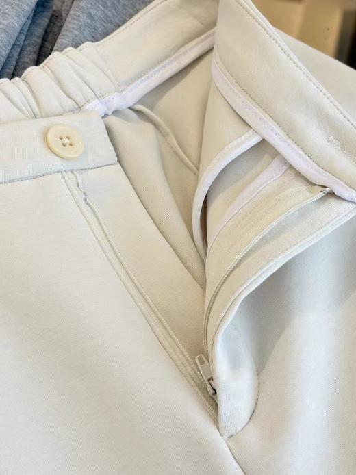 F030150春款新款显瘦一粒扣后松紧腰垂坠感窄版阔腿裤 商品图12