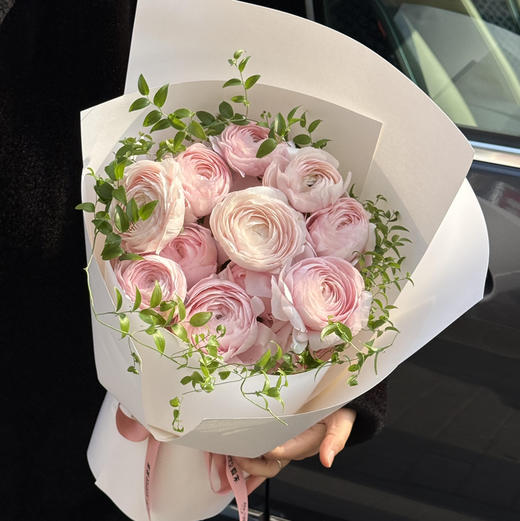 《春微雨》河内洋牡丹阔叶舞竹花束 商品图3