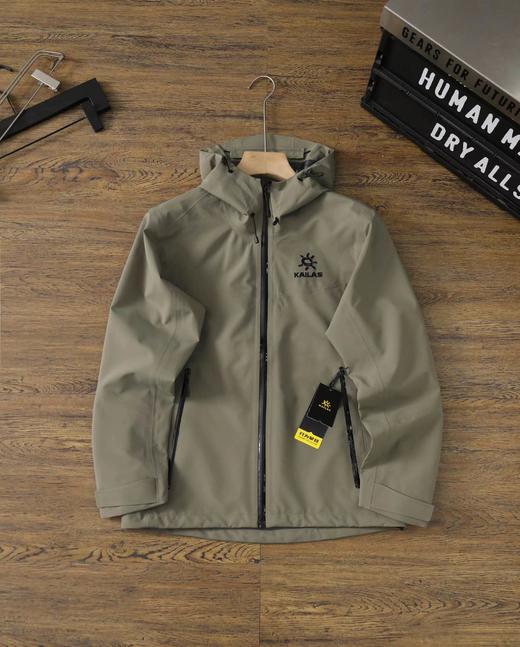 F030105新季户外登山连帽冲锋衣透气防风防水硬壳压胶冲锋衣 商品图2