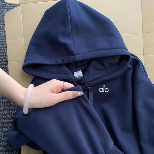 F030118春季新款胶印印花 logo纯华棉连帽卫衣外套 商品图13