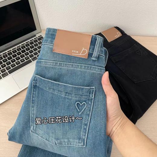 F030147四面弹高腰显瘦直筒牛仔裤女春季2026新款裤子小个子九分裤直筒裤 商品图8