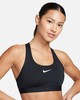 Nike 耐克Swoosh 女子中强度支撑速干衬垫运动内衣DX6822-010 商品缩略图0