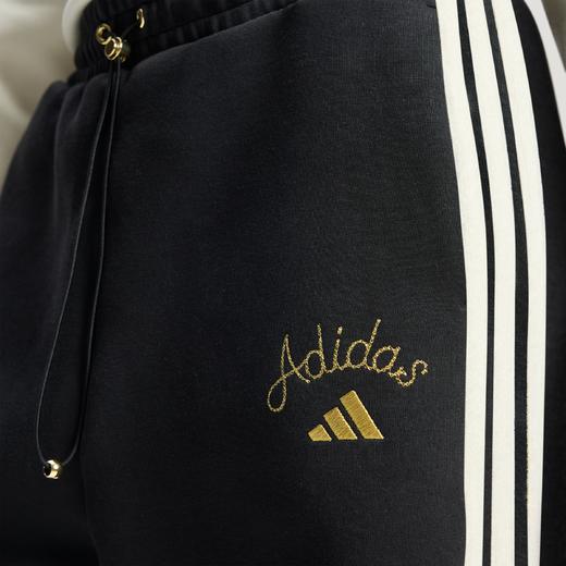 Adidas阿迪达斯WIDE LEG KNIT PANT 金晨同款新年挺阔加厚针织高腰宽松运动阔腿裤KR0418 商品图7