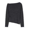 NEELLY纳俪商场同款春季新款一字肩蝙蝠袖上衣女显瘦软糯针织衫N26014A04403 商品缩略图3