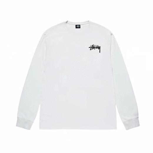 F030162河马logo印花柔软舒适情侣圆领长袖T恤 商品图3