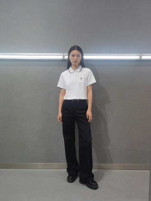 佐丹奴女装26年新款棉感莱卡珠地绣花短袖POLO衫05316252 商品图1