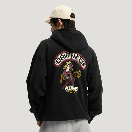 Adidas阿迪达斯HOODIE 李现同款新年双面针织运动连帽卫衣套头衫KT0645 商品图1