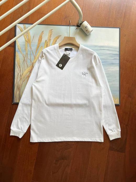 F030106可外穿可叠穿圆领百搭弹力棉刺绣款长袖T恤 商品图6