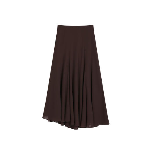 NEELLY纳俪商场同款春季新款优雅飘逸雪纺半身裙女慵懒百搭长裙N26012E01045 商品图3