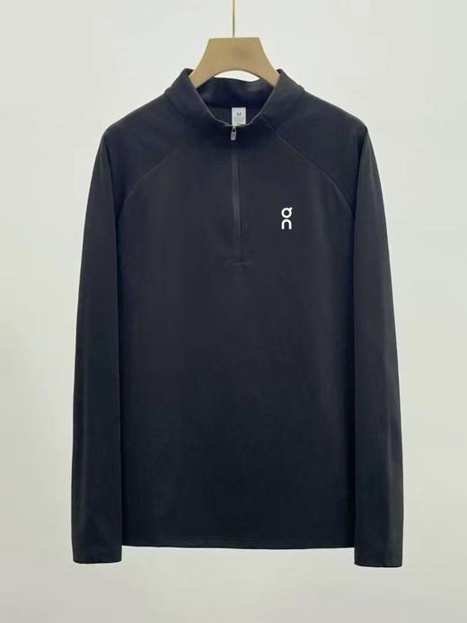 F030115春夏秋季新品特综训运动健身跑步体闲内搭吸湿排汗半拉链立领长袖T恤 商品图4