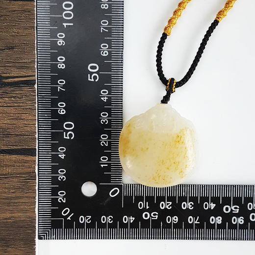 【天然正品】天然新疆籽料细腻油润度佳龙龟造型和田玉吊坠项链 38.1*36.0*13.6MM（皆取最大值） 170126NJS54 商品图2