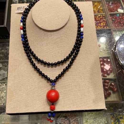 800元/条黑玛瑙毛衣链 商品图0