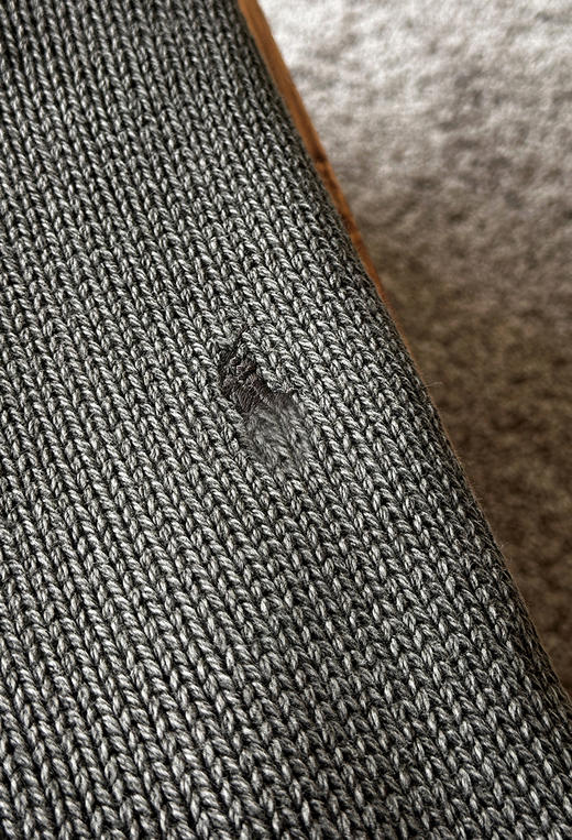 单品包邮单品包邮 THS-RL马球 男装新款成衣染色棉质针织衫 AM1191 商品图6