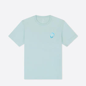 【春上新】【5折】7楼CONVERSE匡威 淡蓝色短袖T恤10028733-A01 吊牌价269元 折后价134