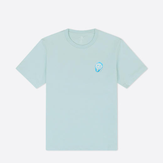 【春上新】【5折】7楼CONVERSE匡威 淡蓝色短袖T恤10028733-A01 吊牌价269元 折后价134 商品图0