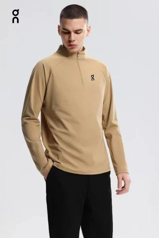 F030115春夏秋季新品特综训运动健身跑步体闲内搭吸湿排汗半拉链立领长袖T恤 商品图8