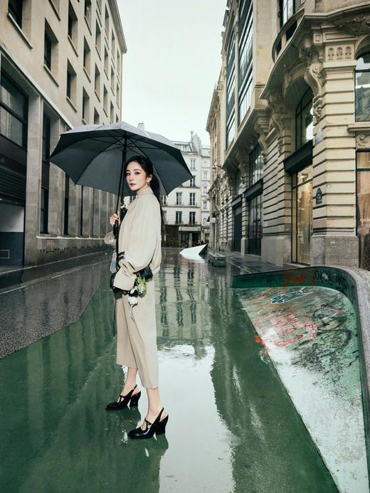 一店z 杨幂时装周同款！巴恩高智风！LOE～拼皮抽绳短款气球夹克 商品图11