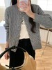 F030152灰色麻花毛衣外套女新款韩版宽松慵懒风软糯针织开衫 商品缩略图5