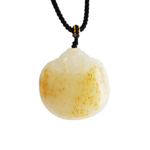 【天然正品】天然新疆籽料细腻油润度佳龙龟造型和田玉吊坠项链 38.1*36.0*13.6MM（皆取最大值） 170126NJS54 商品图0