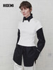 HIDEMI 设计感修身正肩短袖圆领T恤上衣 商品缩略图0