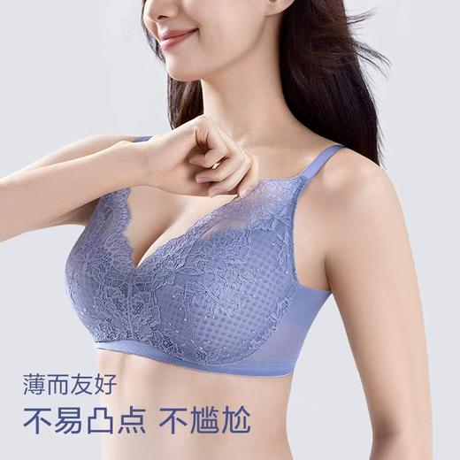 【内衣店庆提前购】【一口价】3楼安莉芳薄款蕾丝3D软支撑大胸显小文胸EBW0537吊牌价599元现价199元 商品图3