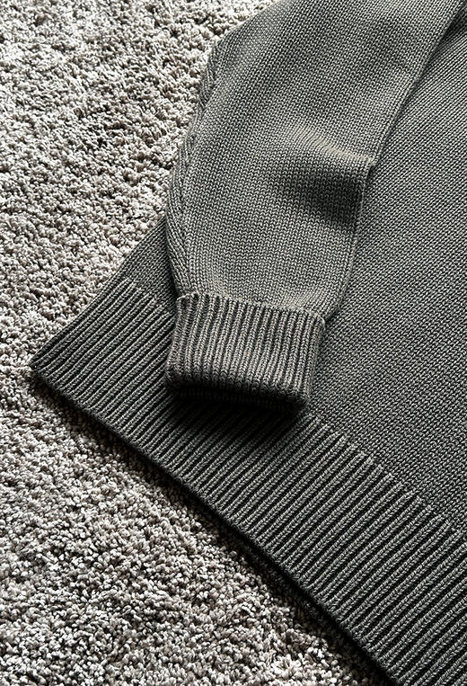 单品包邮单品包邮 THS-RL马球 男装新款成衣染色棉质针织衫 AM1191 商品图8