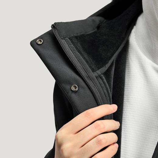 Adidas阿迪达斯SOFTSHELL JACKET 加绒运动休闲宽松连帽软壳夹克外套KS2782 商品图5