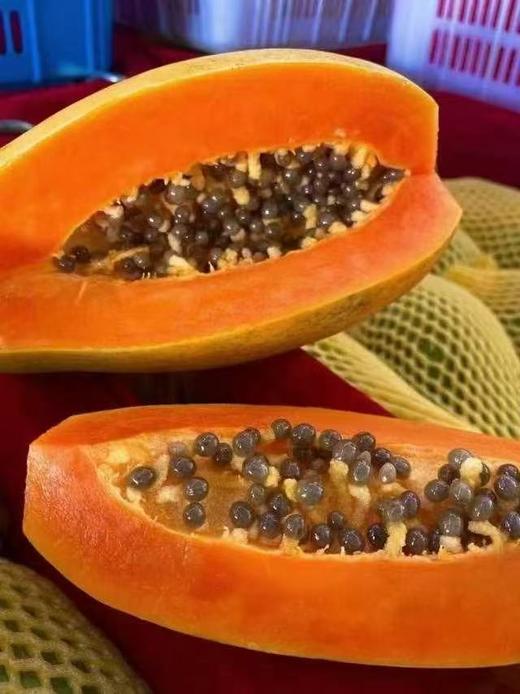 周一取货：【海南红心木瓜】一箱毛重5斤左右，肉质细腻！鲜甜美味！！！ 商品图2