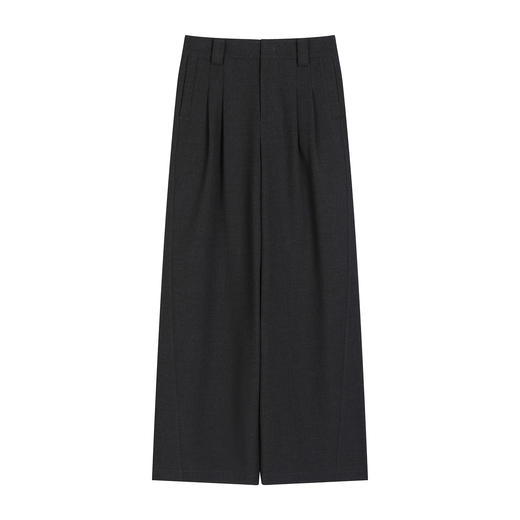 NEELLY纳俪商场同款春季新款时尚垂感休闲直筒裤女舒适百搭长裤N26011H01019 商品图3