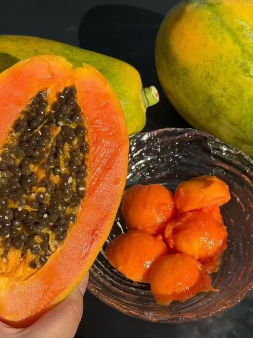 周一取货：【海南红心木瓜】一箱毛重5斤左右，肉质细腻！鲜甜美味！！！ 商品图5