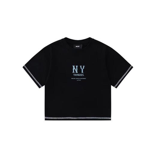 F030167虞书欣同款字母印花短款圆领套头T恤 商品图1