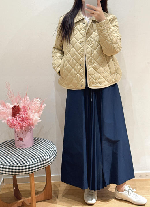 31-6纯圆正 max女士梭织拼接风琴褶皱 半身裙 号很足 我穿L宽松 建议165以上入 商品图8