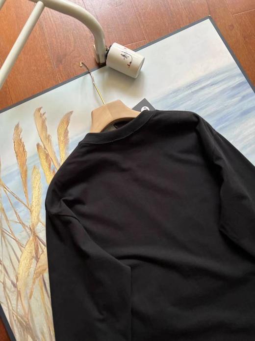 F030106可外穿可叠穿圆领百搭弹力棉刺绣款长袖T恤 商品图10
