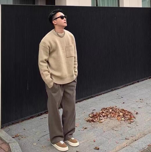 F030194美式复古水洗重磅高街直筒廓形牛仔裤 商品图2