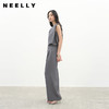 NEELLY纳俪商场同款夏季新款气质通勤套装女经典灰色系背心两件套N26044Z04544 商品缩略图0