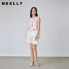 NEELLY纳俪商场同款夏季新款时尚休闲舒适短裤女简约高腰直筒短裤N26044H04578 商品缩略图0